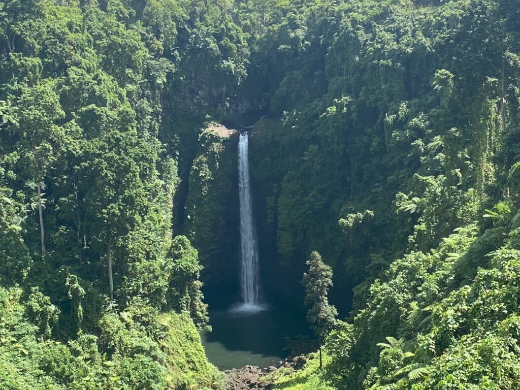 Sopoaga Waterfall and garden